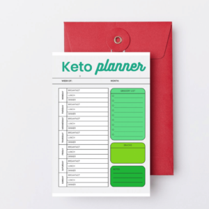 Printable Weekly Keto Meal Planner (One Page)